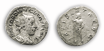Gordianus III > 240 n.Chr.(Ø 18 mm)